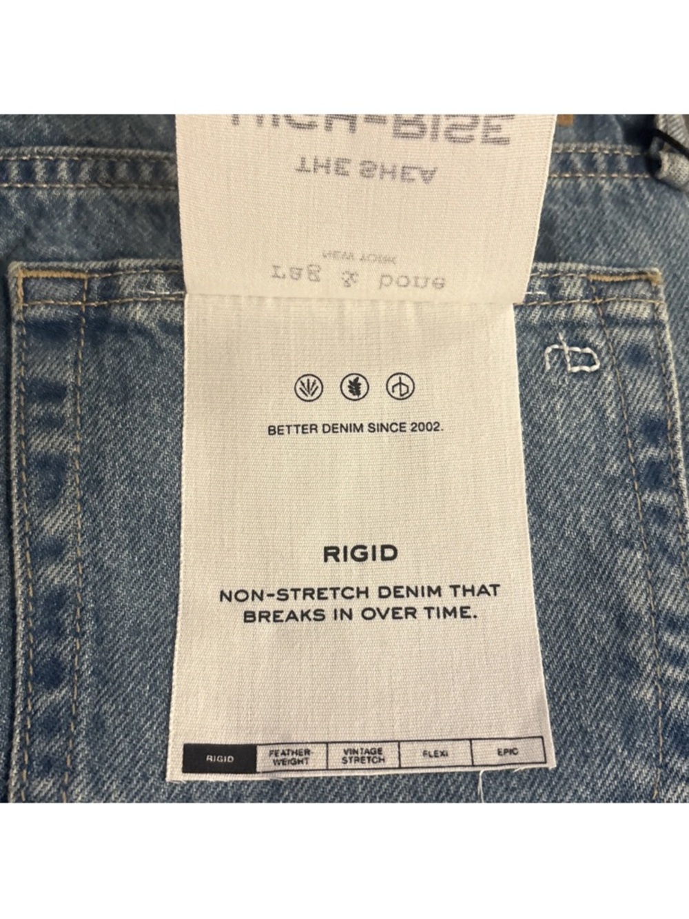 NEW Rag & Bone Shea High-rise Relaxed Straight Full Length Jeans Size 27 - Picture 10 of 16